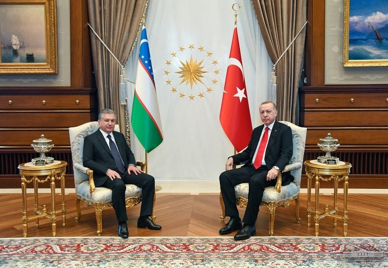O‘zbekiston va Turkiya Prezidentlarining muzokara o‘tkazdi (foto)