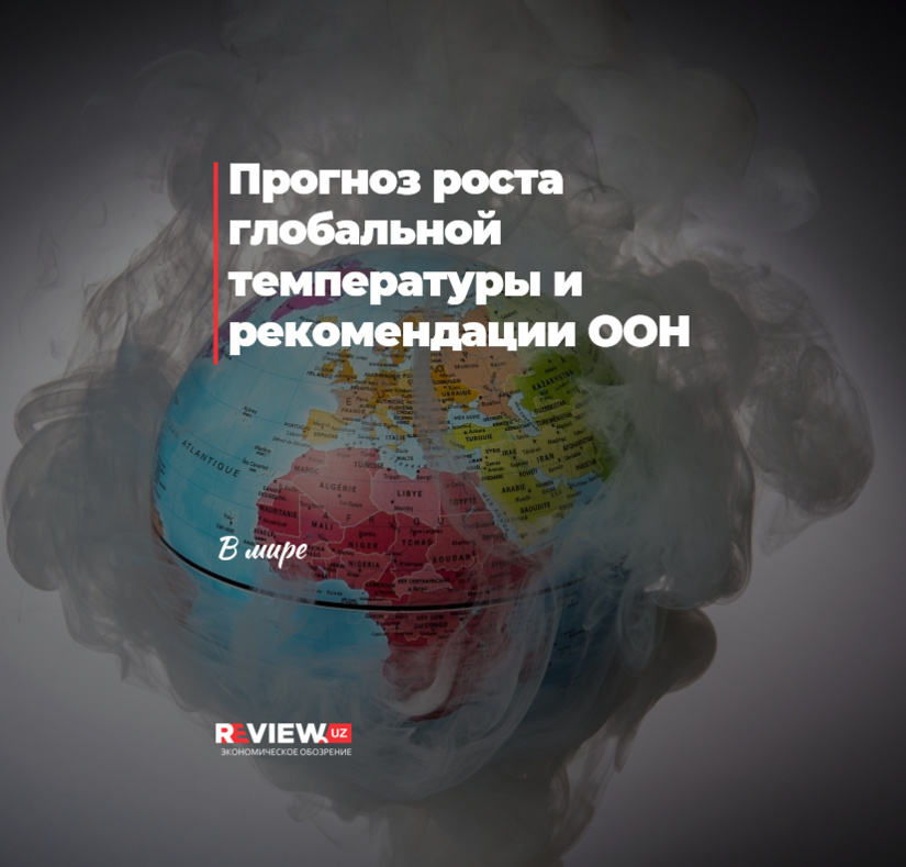 Прогноз роста глобальной температуры и рекомендации ООН Прогноз роста глобальной температуры и рекомендации ООН