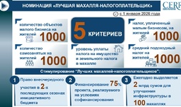 О введении номинации «Лучшая махалля-налогоплательщик»