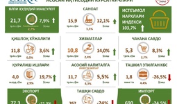 2025 yil 1-yarim yilligida Jizzax viloyati iqtisodiy -rivojlanishining asosiy ko‘rsatkichlari tahlili.