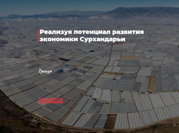 Реализуя потенциал развития экономики Сурхандарьи