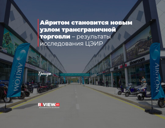 Айритом становится новым узлом трансграничной торговли – результаты исследования ЦЭИР