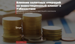Влияние валютных операций на инвестиционный климат в Узбекистане
