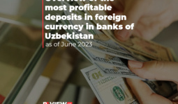 Overview of the most profitable deposits in foreign currency in banks of Uzbekistan (June 2023)