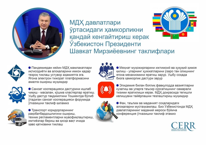 Prezident Shavkat Mirziyoyevning MDH sammitidagi nutqidan asosiy jihatlar Prezident Shavkat Mirziyoyevning MDH sammitidagi nutqidan asosiy jihatlar