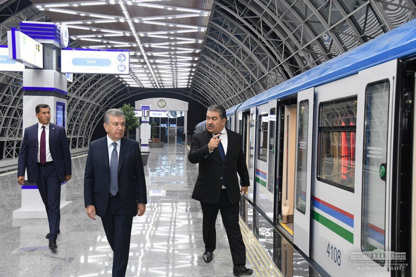 Завершено строительство первых станций надземного метро в Ташкенте (фото)