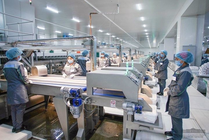 O‘tgan 6 oyda jami 200 trillion so‘mlik sanoat mahsulotlari ishlab chiqarilgan O‘tgan 6 oyda jami 200 trillion so‘mlik sanoat mahsulotlari ishlab chiqarilgan