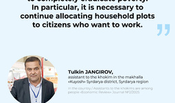 Assistants to the khokims are among people (