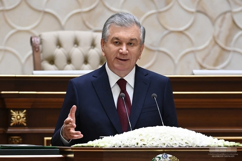 Выступление вновь избранного Президента Узбекистана Шавката Мирзиёева на церемонии инаугурации