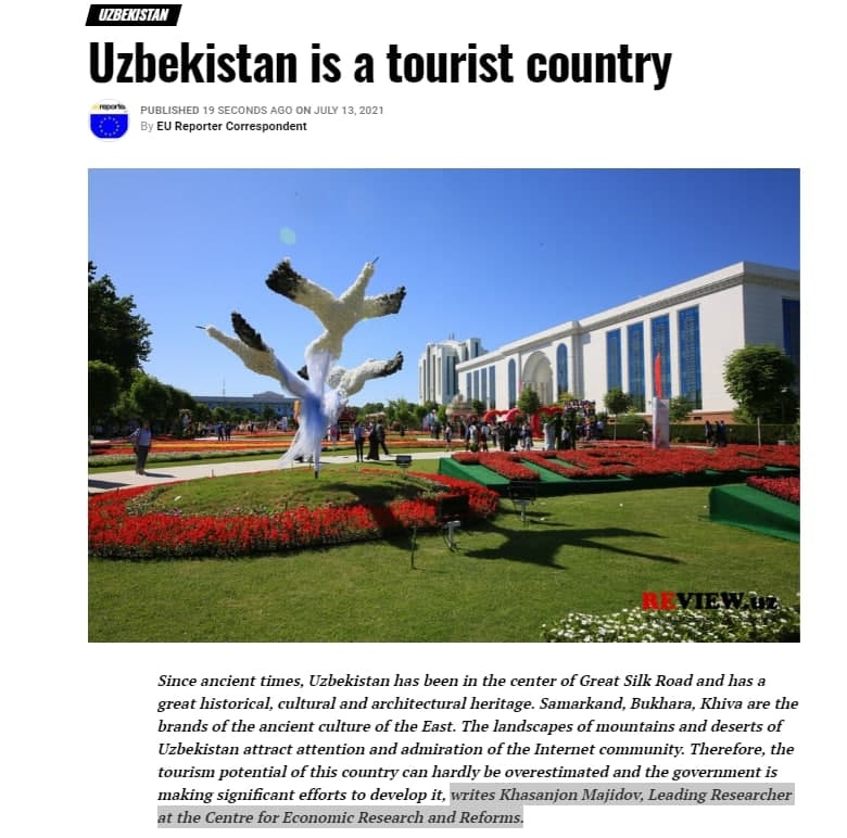Uzbekistan is a tourist country Uzbekistan is a tourist country