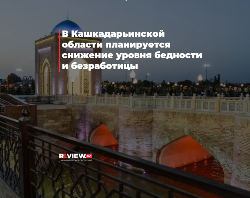 В Кашкадарьинской области планируется снижение уровня бедности и безработицы