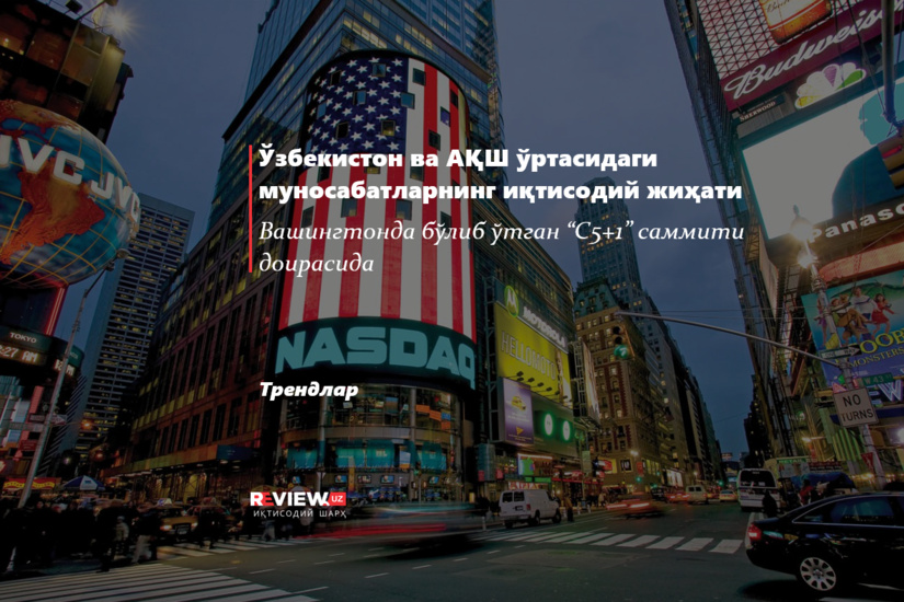Ўзбекистон ва АҚШ ўртасидаги муносабатларнинг иқтисодий жиҳати