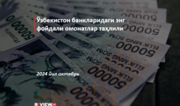 Ўзбекистон банкларидаги энг фойдали омонатлар таҳлили (ноябрь 2024)