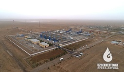 В Кашкадарье запустили станцию мощностью повышения давления 3,3 млрд кубометров природного газа в год