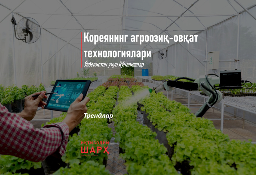 Koreyaning agrooziq-ovqat texnologiyalari Koreyaning agrooziq-ovqat texnologiyalari