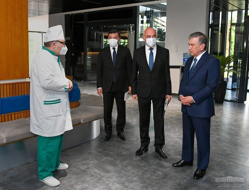 Президент “NANO Medical Clinic” кўп тармоқли шифохона фаолияти билан танишди (фото) Президент “NANO Medical Clinic” кўп тармоқли шифохона фаолияти билан танишди (фото)