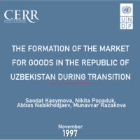 The formation of the market for goods in the Republic of Uzbekistan during transition