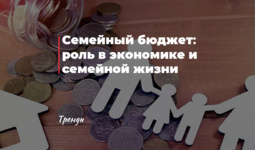 Семейный бюджет: роль в экономике и семейной жизни
