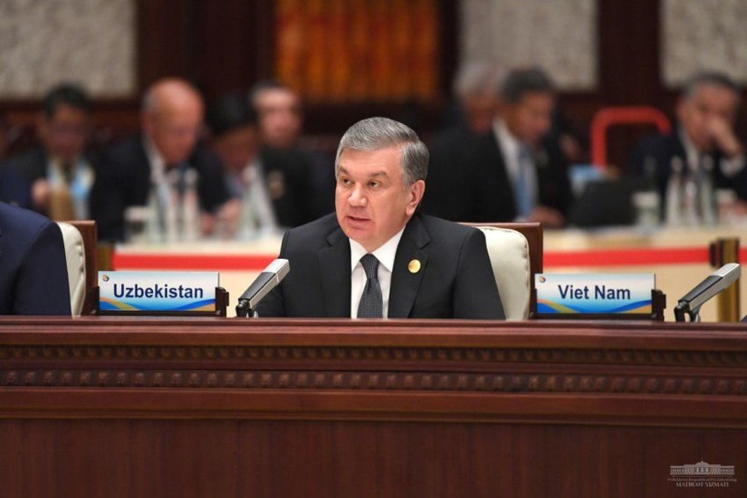 Президент Узбекистана выступил на форуме «Один пояс, один путь»