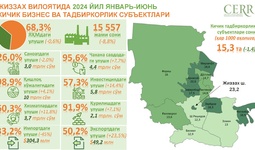 2024 yil yanvar-iyun oylarida Jizzax viloyatidagi kichik tadbirkorlik sub’yektlari faoliyati tahlil qilindi