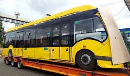 В Ташкент доставили первый автобус, работающий на электричестве