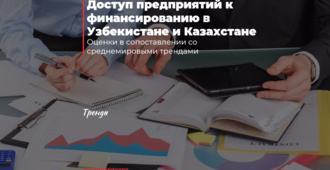 Доступ предприятий к финансированию в Узбекистане и Казахстане