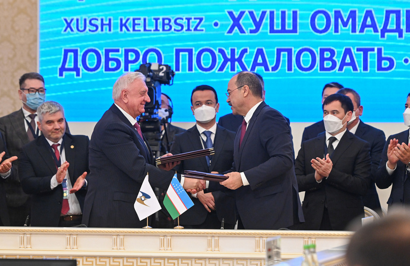 Абдулла Арипов выступил на саммите ЕАЭС в Казани и подписал меморандум о сотрудничестве