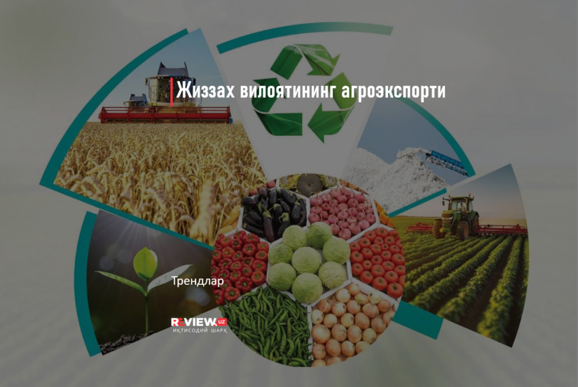 Жиззах вилоятининг агроэкспорти