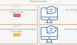 Korrupsiya holatlari haqida xabardor qilish imkonini beruvchi maxsus dasturiy ta’minot ishlab chiqildi