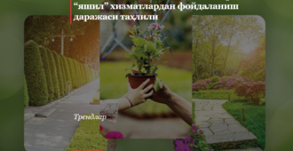 Toshkent viloyati qishloq joylarida “yashil” xizmatlardan foydalanish darajasi tahlili