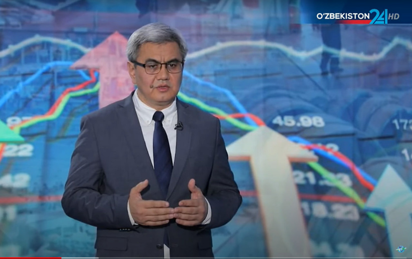 Иқтисодий тадқиқотлар ва ислоҳотлар маркази директори Обид Хакимов Ўзбекистонда иқтисодий ўсиш омиллари ҳақида (+видео) Иқтисодий тадқиқотлар ва ислоҳотлар маркази директори Обид Хакимов Ўзбекистонда иқтисодий ўсиш омиллари ҳақида (+видео)