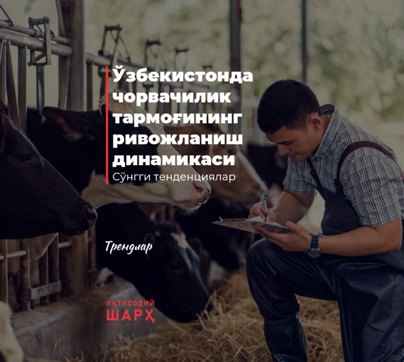 Ўзбекистонда чорвачилик тармоғининг ривожланиш динамикаси Ўзбекистонда чорвачилик тармоғининг ривожланиш динамикаси