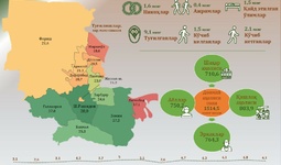 Жиззах вилоятининг 2024 йил 1-чоракдаги демографик ҳолати