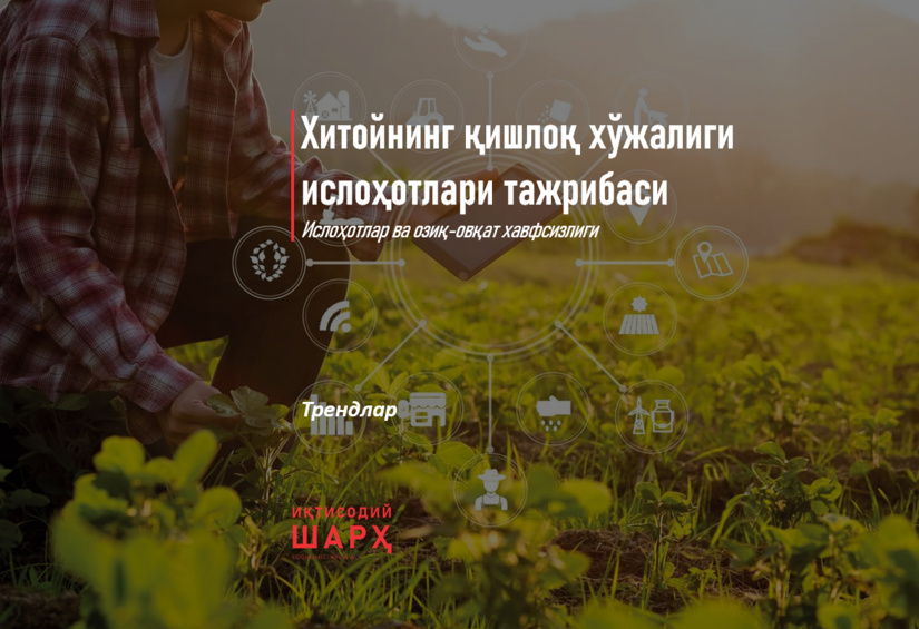 Хитойнинг қишлоқ хўжалиги ислоҳотлари тажрибаси Хитойнинг қишлоқ хўжалиги ислоҳотлари тажрибаси