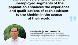 Assistants to the khokims are among people (