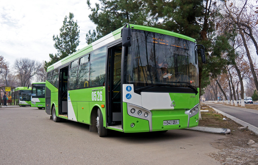 Автобусные парки Ташкента получили автобусы с кондиционерами