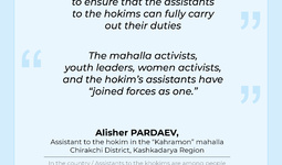 Assistants to the hokims are among people (