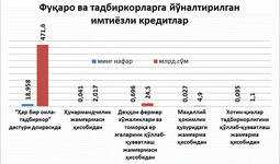 Навоий вилоятида 2022 йилнинг январь-декабрь ойларида оилавий тадбиркорлик дастурлари доирасида амалга оширилган ишлар тўғрисида маълумот