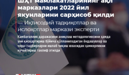 ШҲТ мамлакатларининг ақл марказлари 2022 йил якунларини сарҳисоб қилди