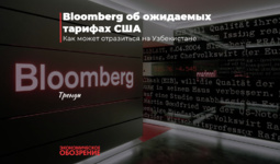 Bloomberg AQShning kutilayotgan tariflari haqida