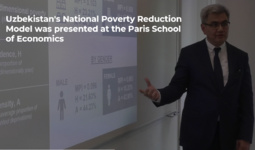 Uzbekistan's National Poverty Reduction Model was presented at the Paris School of Economics
