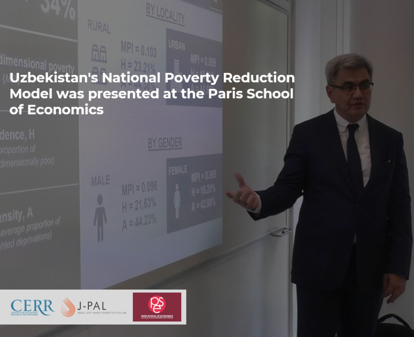 Uzbekistan's National Poverty Reduction Model was presented at the Paris School of Economics