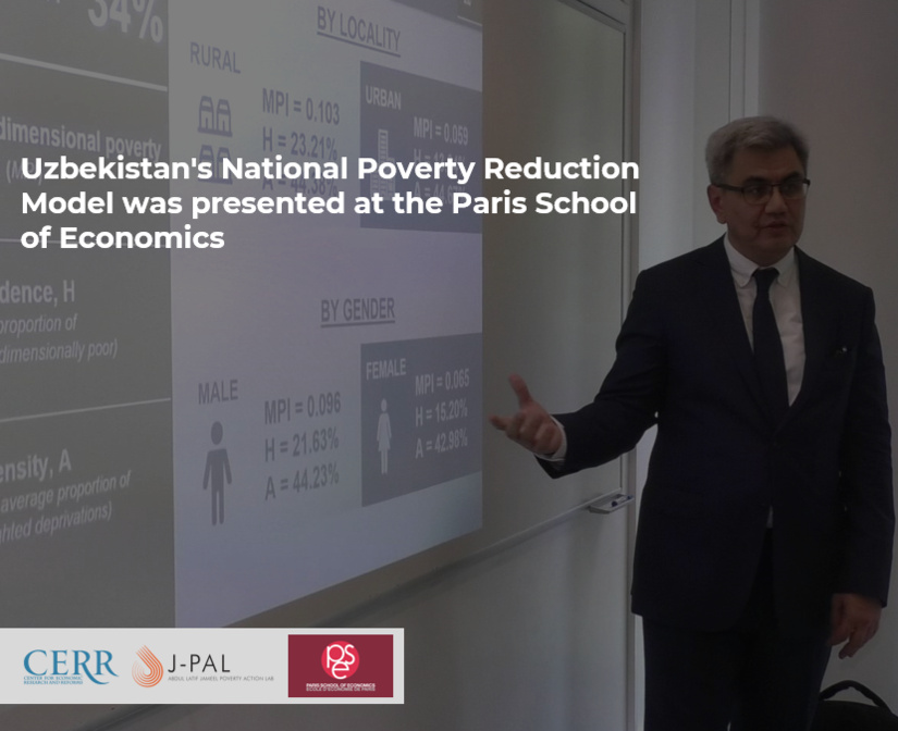 Uzbekistan's National Poverty Reduction Model was presented at the Paris School of Economics Uzbekistan's National Poverty Reduction Model was presented at the Paris School of Economics