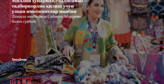Миллий ҳунармандчилигимиз – тадбиркорлик қилиш учун улкан имкониятлар манбаи