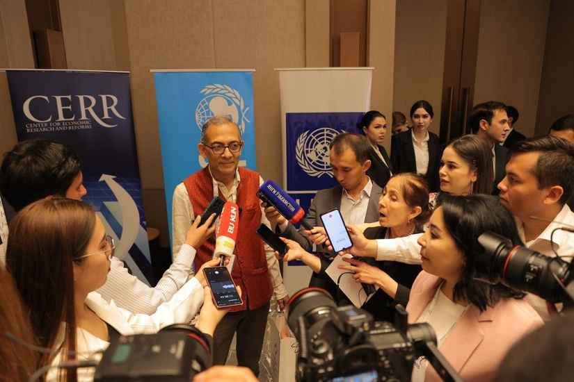 Nobel Laureate in Economics met with journalists of Uzbekistan (+video)