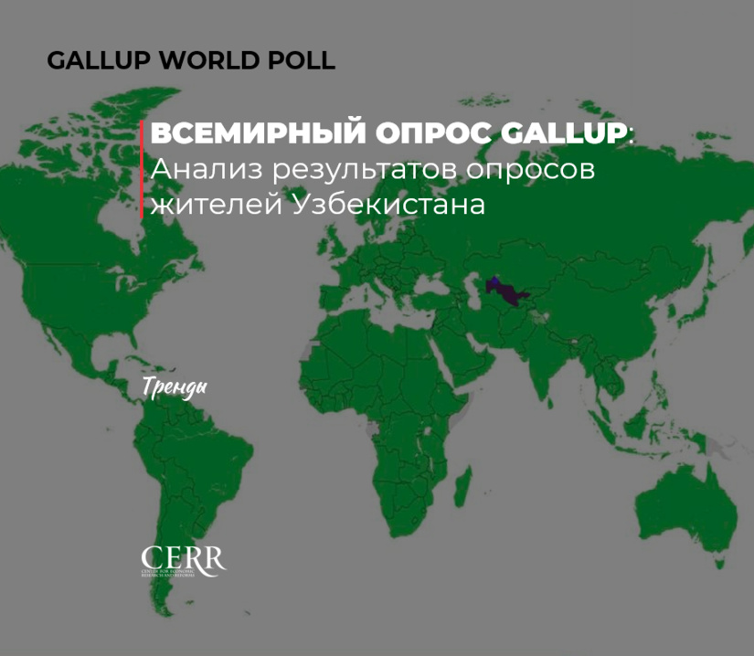 Всемирный опрос Gallup 2022: анализ опроса  жителей Узбекистана (+инфографика)
