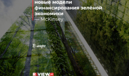 Инвестируя в природу: новые модели финансирования зелёной экономики