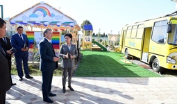 Президенту презентовали мобильные и модульные ДОО