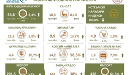 Инфографика: Сирдарё вилояти 2025 йилнинг 9 ойида барқарор иқтисодий ўсишни намоён этди