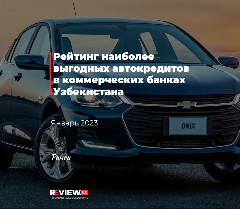 Рейтинг наиболее выгодных автокредитов в коммерческих банках Узбекистана (январь 2023)